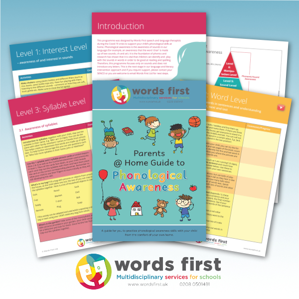 Words First Phonological Awareness Home Programme