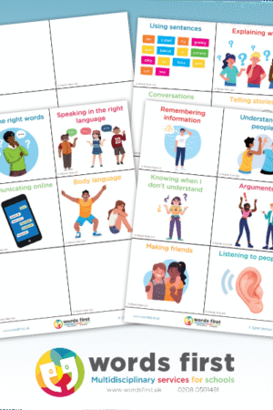 Words First Talking Mat Strategy Cards