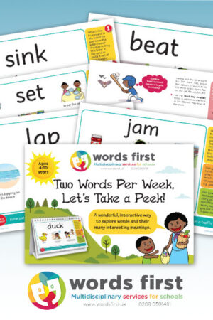Words First Two Words Per Week A4 Calendar