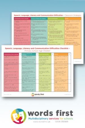 Words First Primary SLCN Checklist